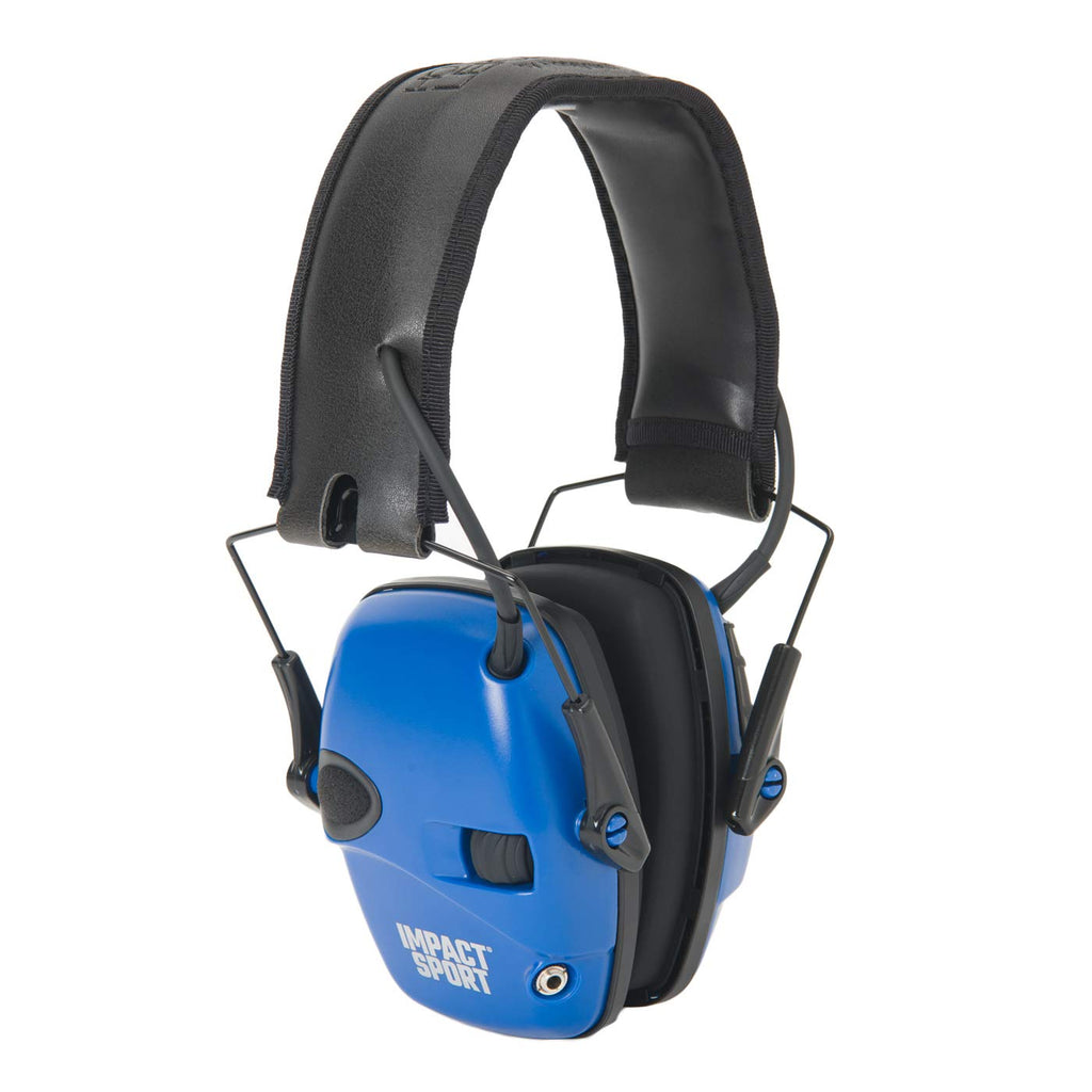 Howard Leight By Honeywell Impact Sport Sound Amplification Electronic Shooting Earmuff, Real Blue