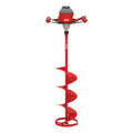 Eskimo E40 10-Inch Electric Ice Auger, Full Power 40V Lithium, Steel Bit, Lightweight Powerhead, Turbo Cutting System Multi-Edge
