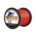 Hercules Braided Fishing Line 1500M 1640Yds 10Lbs-200Lbs Pe Superline 8 Strands (Red 40Lb/18.1Kg 0.32Mm)
