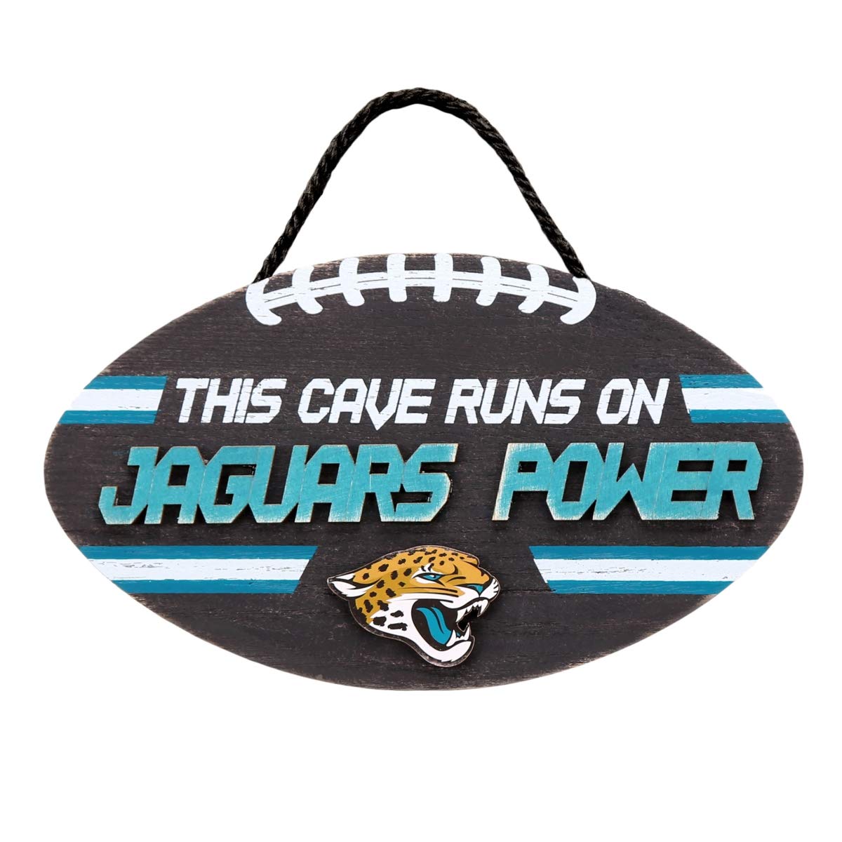 Nfl Jacksonville Jaguars Football Powerwood, Team Colors, One Size
