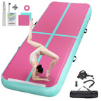 Fbsport 16.4Ft Inflatable Air Gymnastics Mat Training Mats 4 Inches Thickness Gymnastics Tracks For Home Use/Training/Cheerleadi