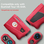 Spigen Golf Silicone Fit Rangefinder Case Designed For Bushnell Rangefinder Tour V6 Shift Protective Cover Carrying Case Golf Ra