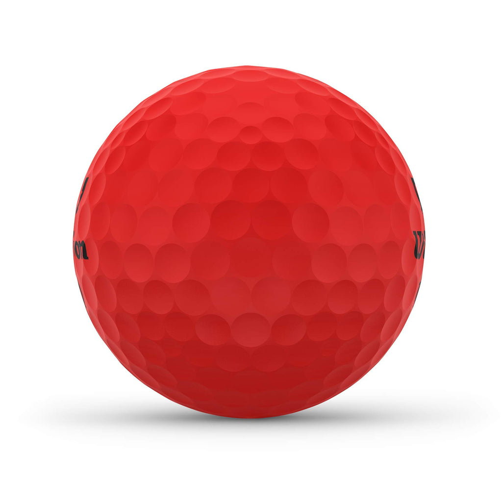 Wilson Staff Duo Optix Golf Ball - Red