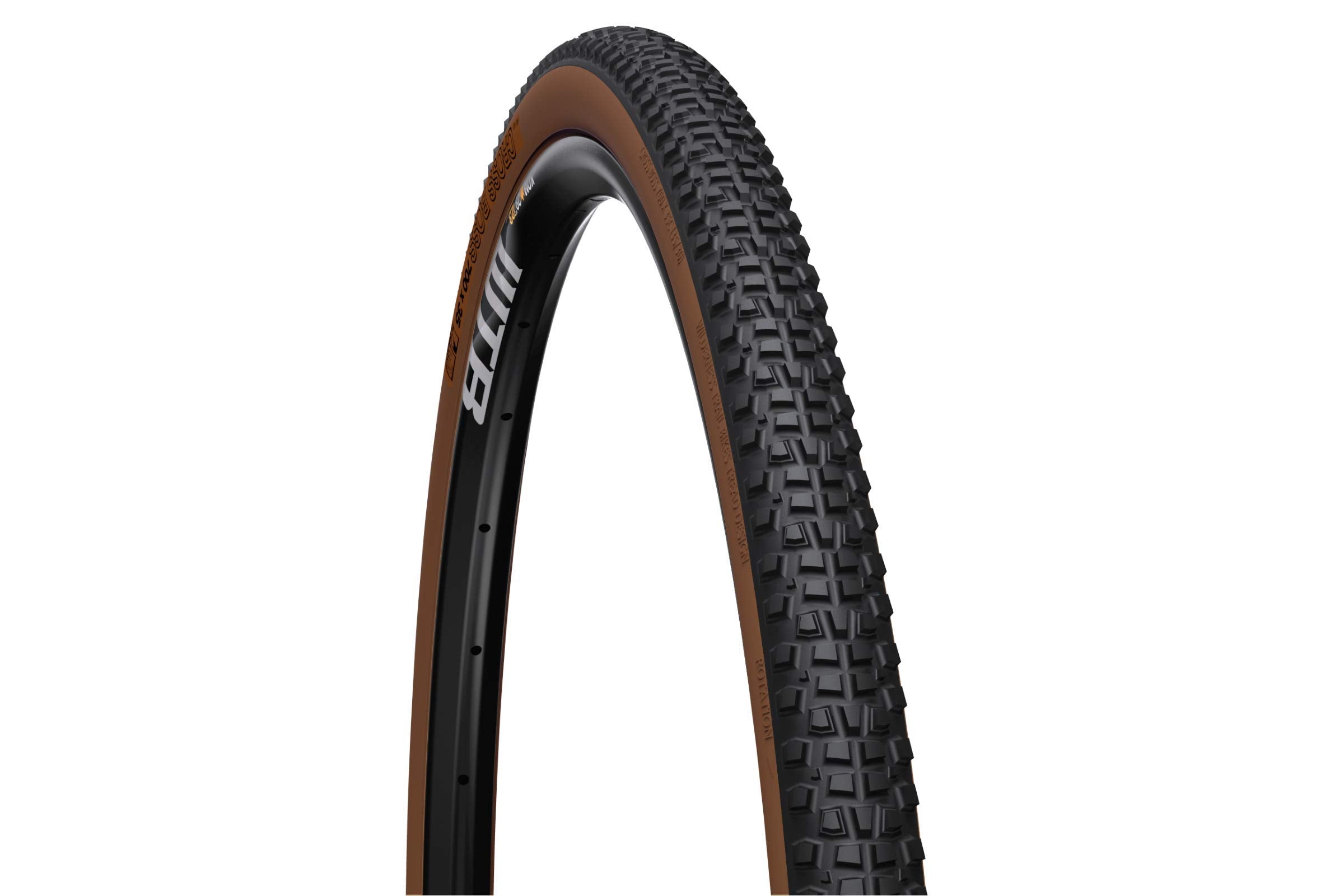 Wtb Cross Boss 700 X 35 Tcs - Tubless Compatible Systme Tires, Tan Wall