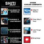 Shiti Coolers Cooler Bag For Camping, Travel, Beach, Soft Lunch Box For Food, Drinks & Ice, Portable, Waterproof 24 Hour Insulat
