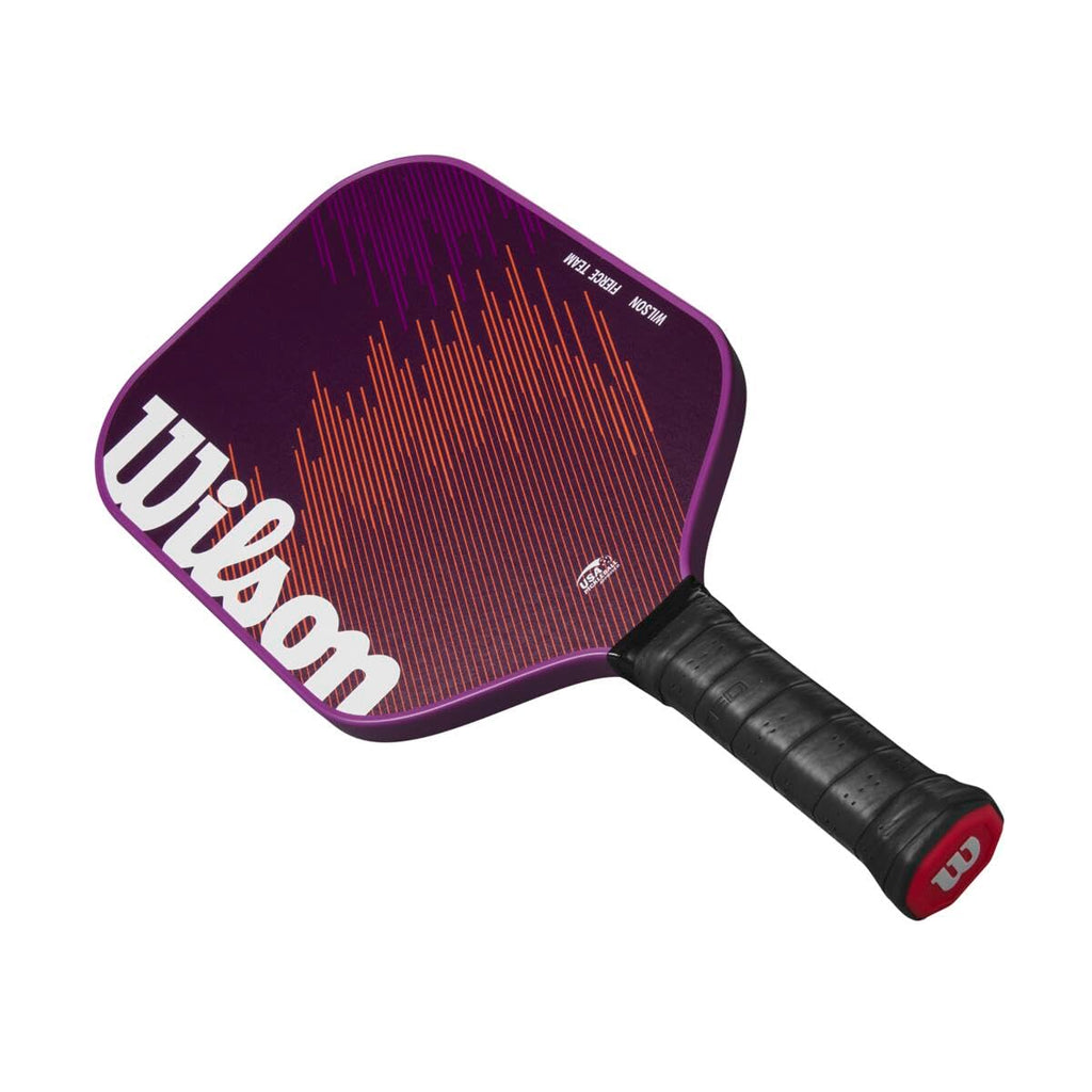 Wilson Fierce Team 13Mm Pickleball Paddle - Grip Size 2-4 1/4'', Purple