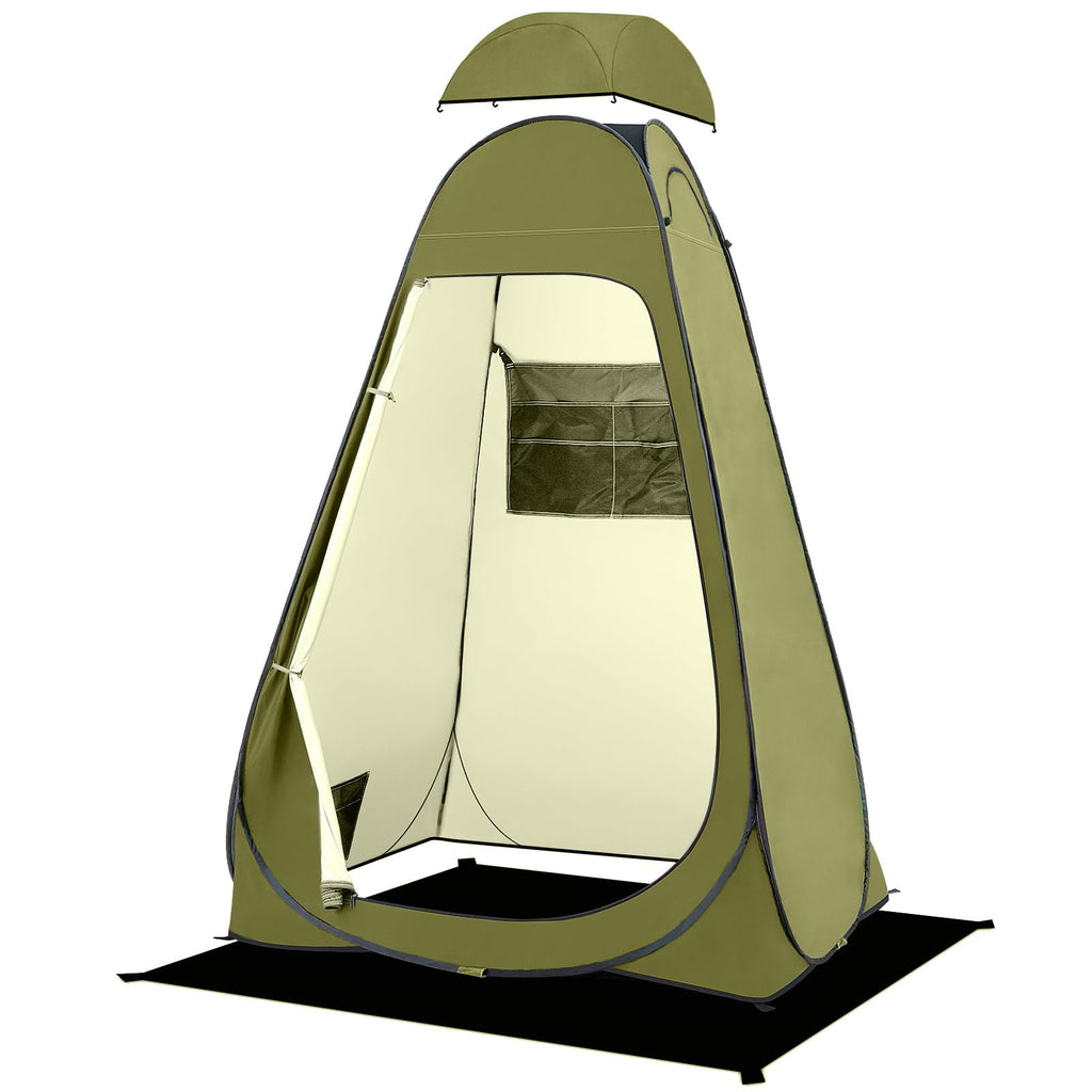 Brian & Dany Pop Up Shower Tent, Portable Changing Tent With Rain Shelter & Windows, Privacy Camping Tent For Hiking Beach, Upf 
