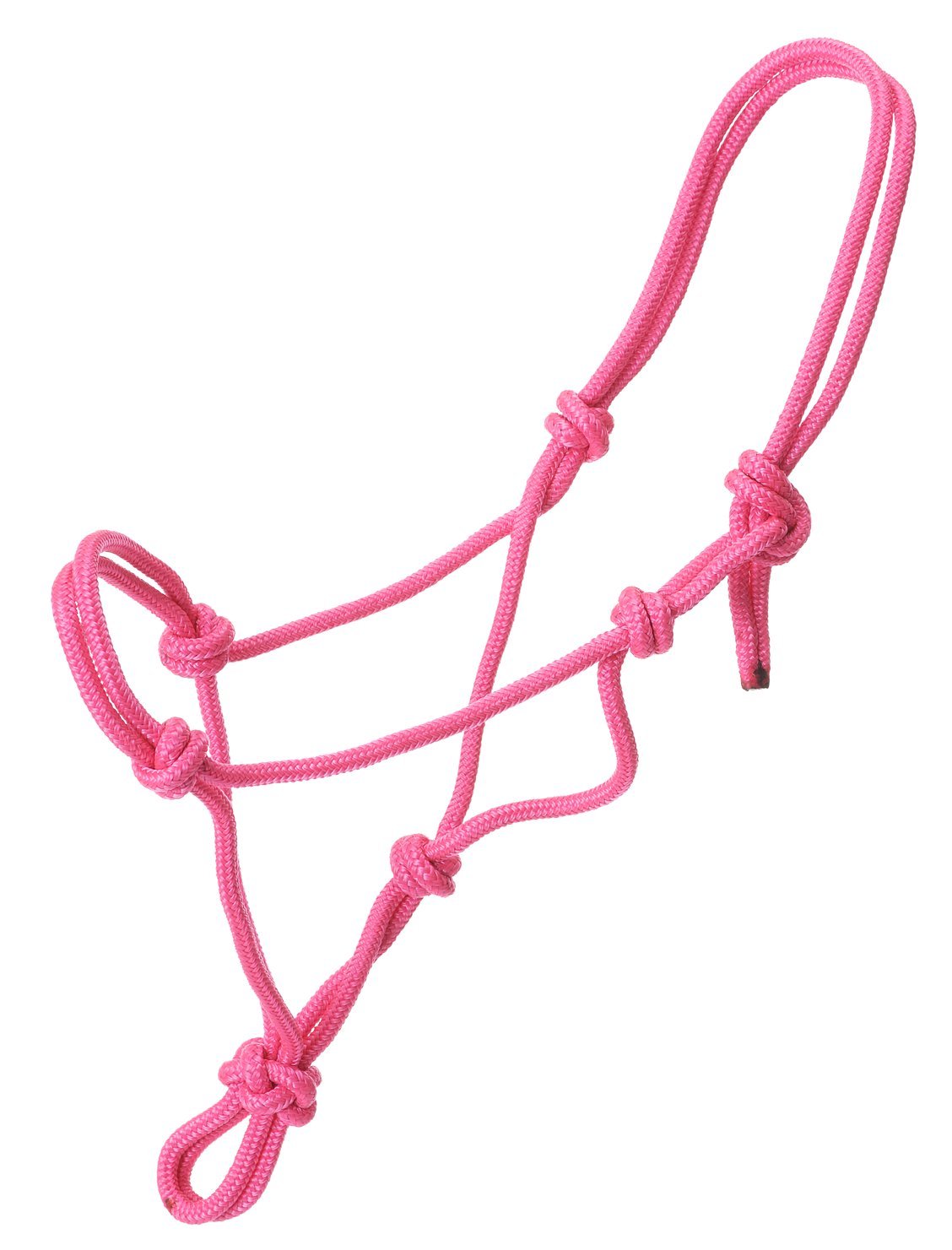 Tough 1 Miniature Poly Rope Tied Halter, Pink, Small