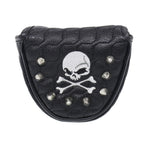 Histar Black Skull Mallet Putter Cover Headcover For Scotty Cameron Odyssey