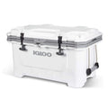 Igloo White Imx 70 Qt Lockable Insulated Ice Chest Injection Molded Cooler With Carry Handles