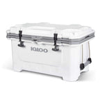 Igloo White Imx 70 Qt Lockable Insulated Ice Chest Injection Molded Cooler With Carry Handles