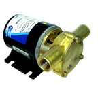 Jabsco 18660-0121 Marine Water Puppy Bilge/Sump Flexible Impeller Pump (380-Gph, 12-Volt, 15-Amp Non-Ce, 1/2'' Npt Ports) , Blac
