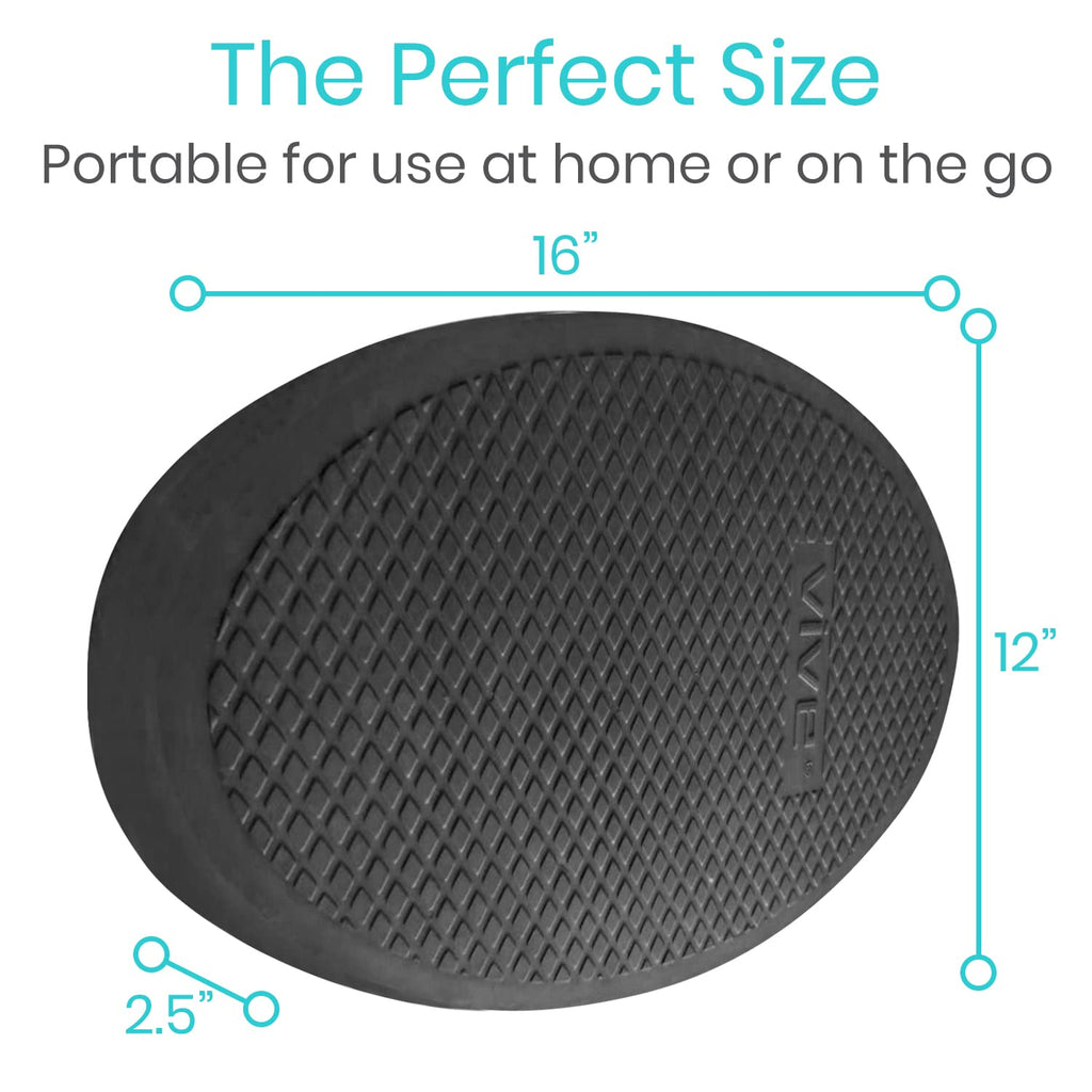 Vive Oval Balance Pad (Single, Black)