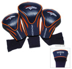 Team Golf Nfl Denver Broncos Contour Golf Club Headcovers (3 Count) Numbered 1, 3, & X, Fits Oversized Drivers, Utility, Rescue