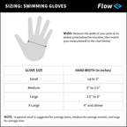 Flow Swimming Resistance Gloves - Webbed Gloves For Water Aerobics, Aquatic Fitness, And Swim Training (Aqua/Purple, Medium)