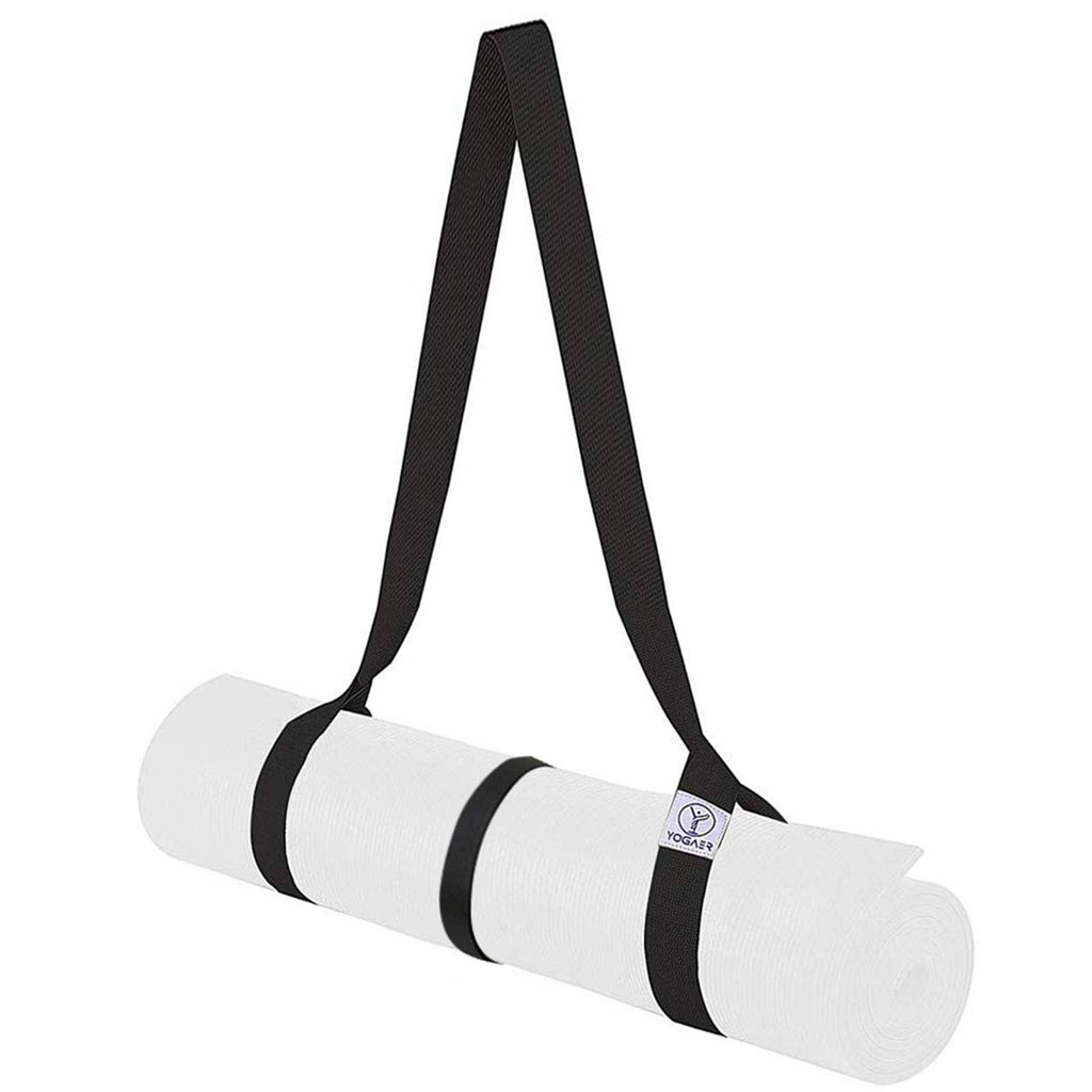 Yogaer Yoga Mat Carrier Strap, Adjustable Thick Straps Sling For Carrying Large Mats, Stretching Band