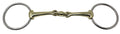Prorider Loose Ring Pinchless Lozenge Dog Bone Ss Brass 4-1/2'' Horse Bit 35558A