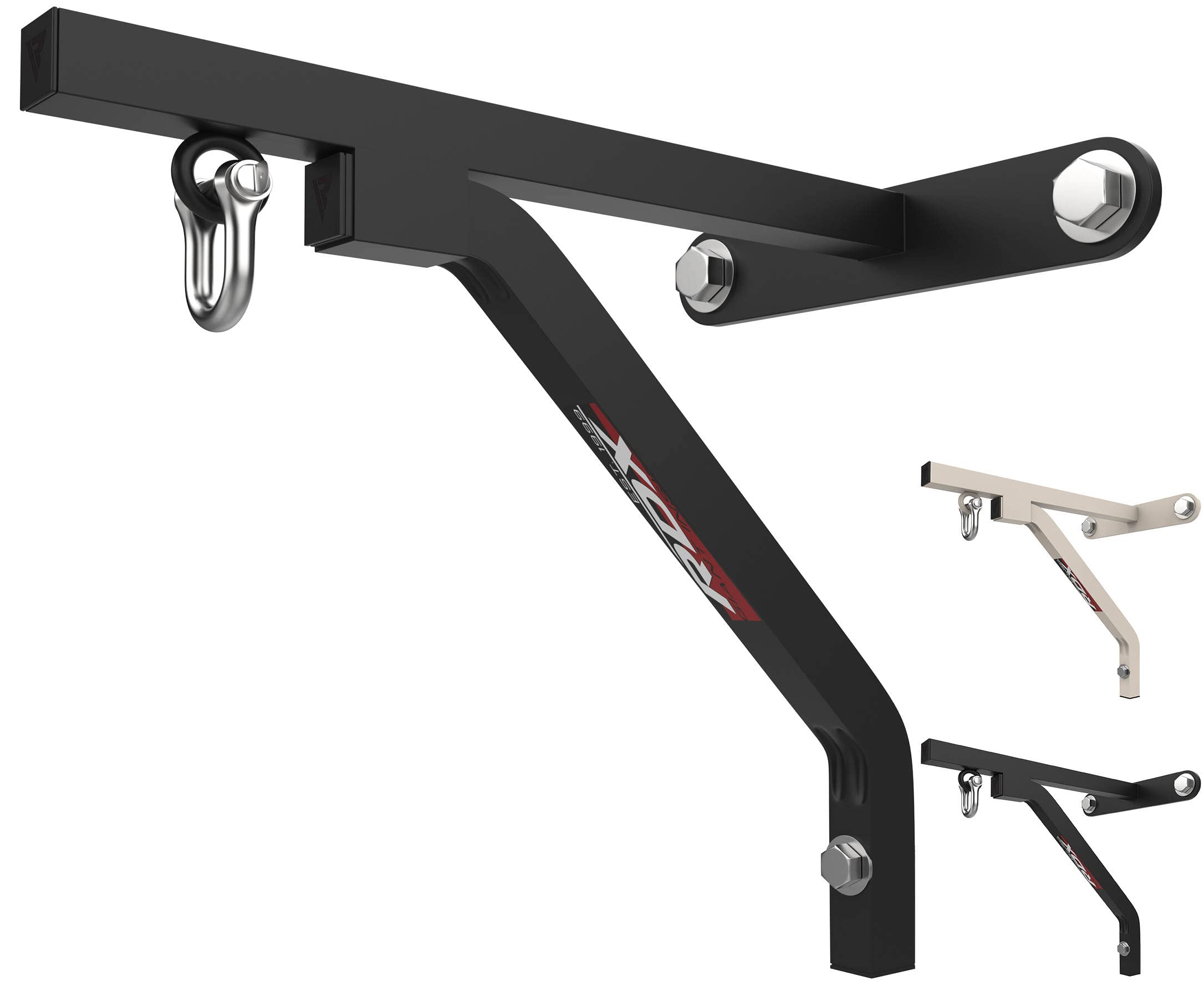 RDX Mount Hanger Wall Bracket, Boxing Punch Bag 16 Gauge Heavy Duty Iron Bar, Steel Hanging Fixings D-Shackle, Boxing MMA Kickbo