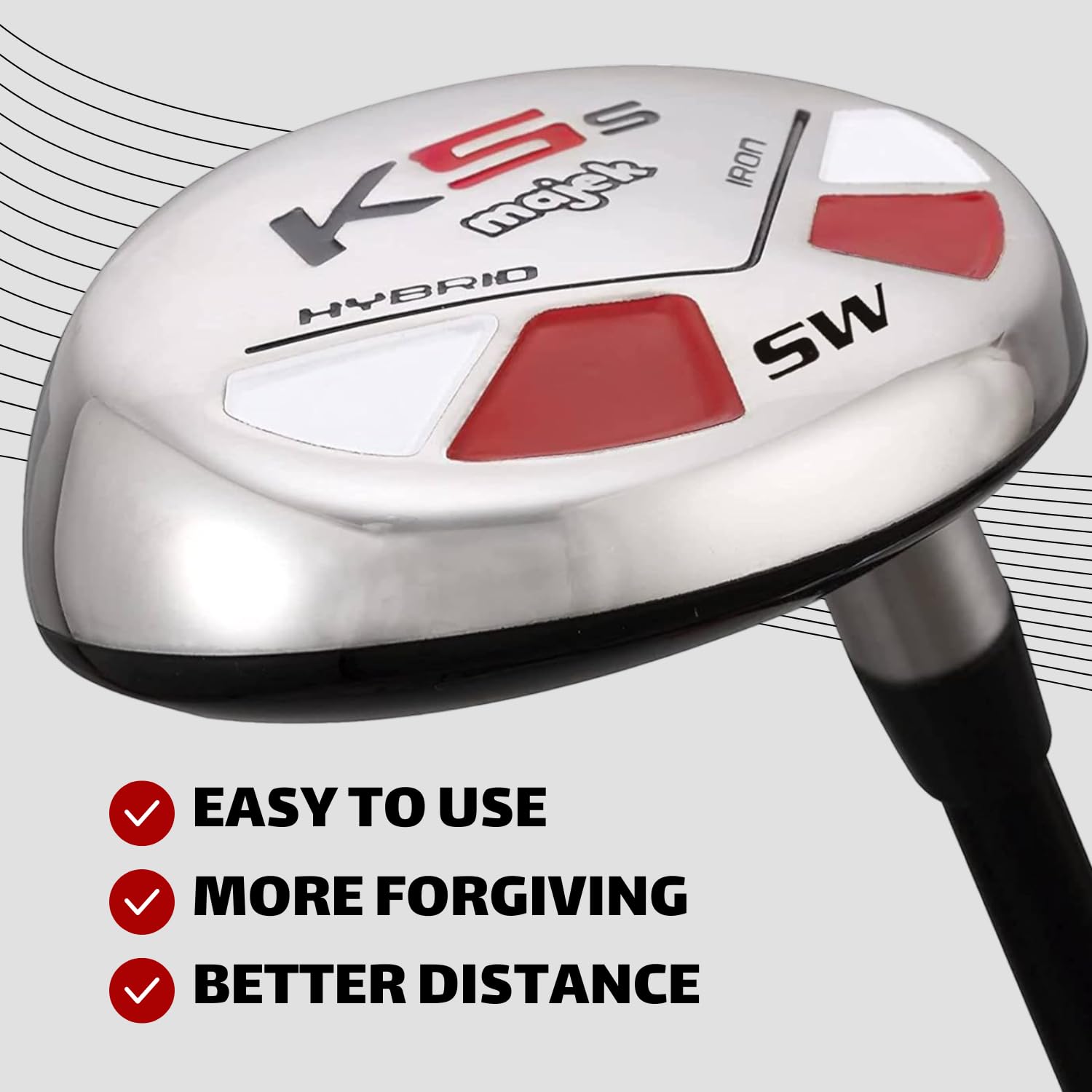 Women? Majek Golf All Ladies Hybrid Sw: Lady Flex Right Handed New Utility ?Flex Club