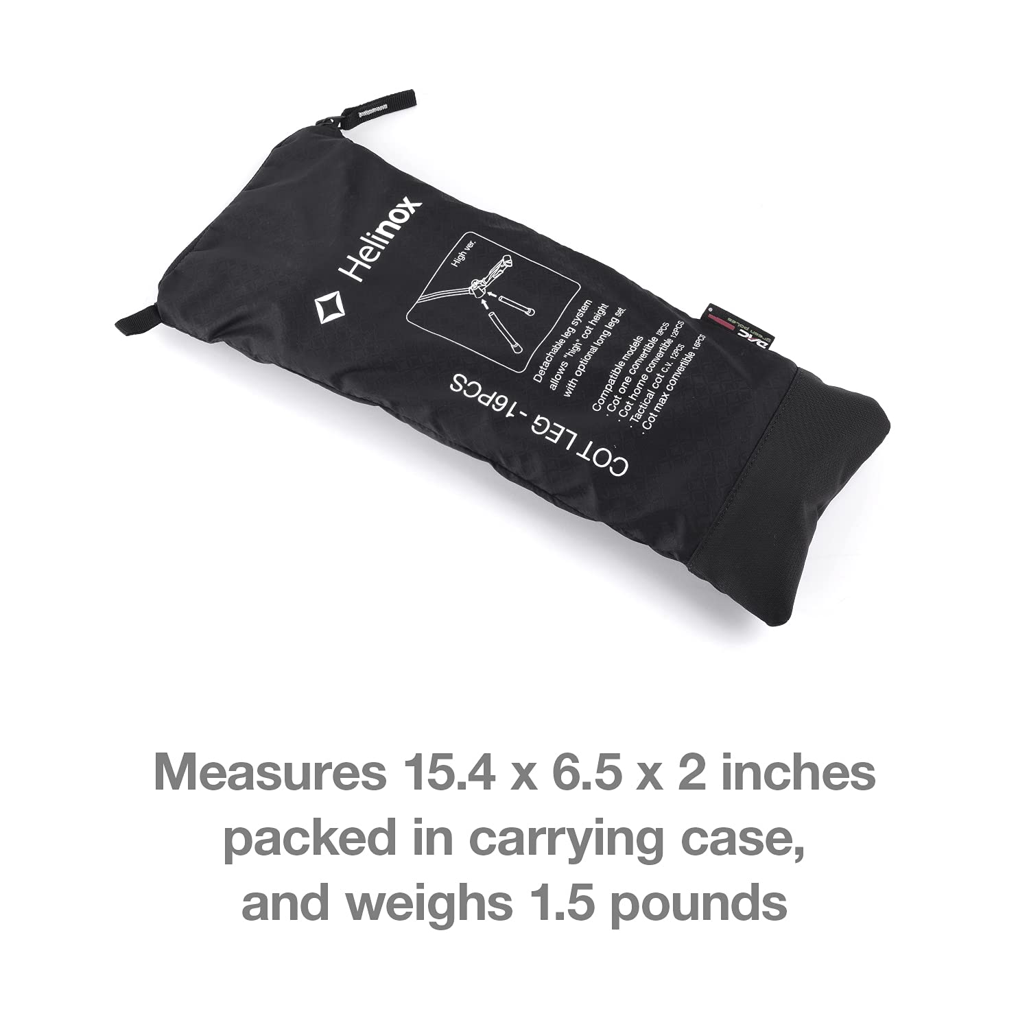 Helinox Cot Max Camping Cot Leg Extenders (Set Of 16)