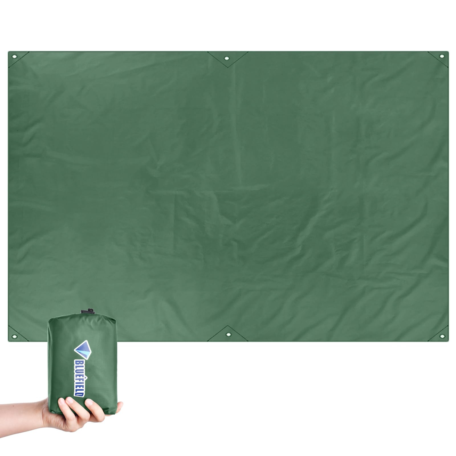 Triwonder Tarp Tent Footprint For Camping Backpacking Waterproof Hammock Rain Fly Cover Small Pool Tarp Heavy Duty Shelter Canop