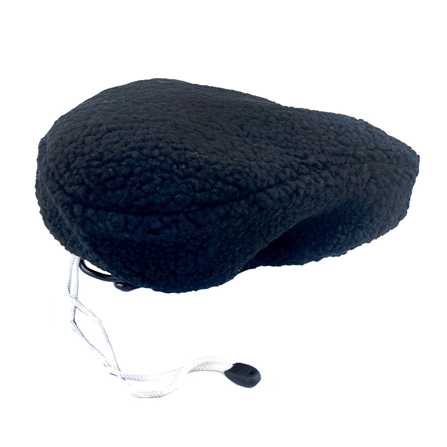 Alveytech Black Universal Fleece Seat Cover For Bike & Scooter Seats