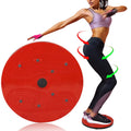 Drumstone (  +  ) Twisting Waist Disc with Adjustable Resistance, Core & Waist Toning Trainer, NonSlip Foot Pads, Compact Port