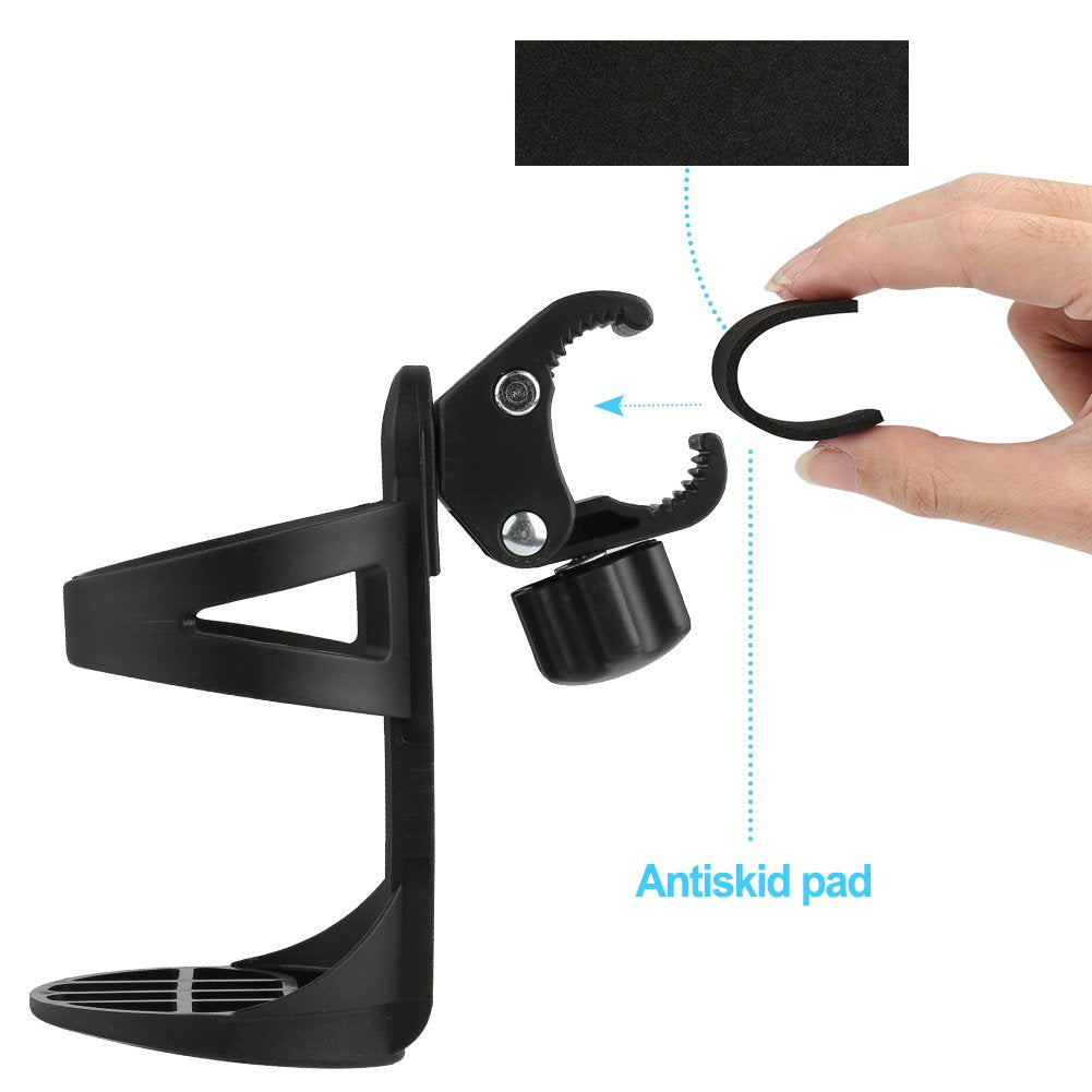 Accmor Bike Water Bottle Holder No Screws, Bike Cup Holder, Water Bottle Holders For Bike, Universal Drinks Holder For Large Bot