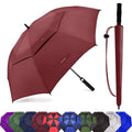 Baraida Golf Umbrella Large 62/68/72 Inch, Extra Large Oversize Double Canopy Vented Windproof Waterproof Umbrella, Automatic Op