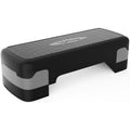 Lifelong Polypropylene Exercise Fitness Stepper For Exercise Aerobics Stepper | Max Weight 200Kg (Black & Grey)