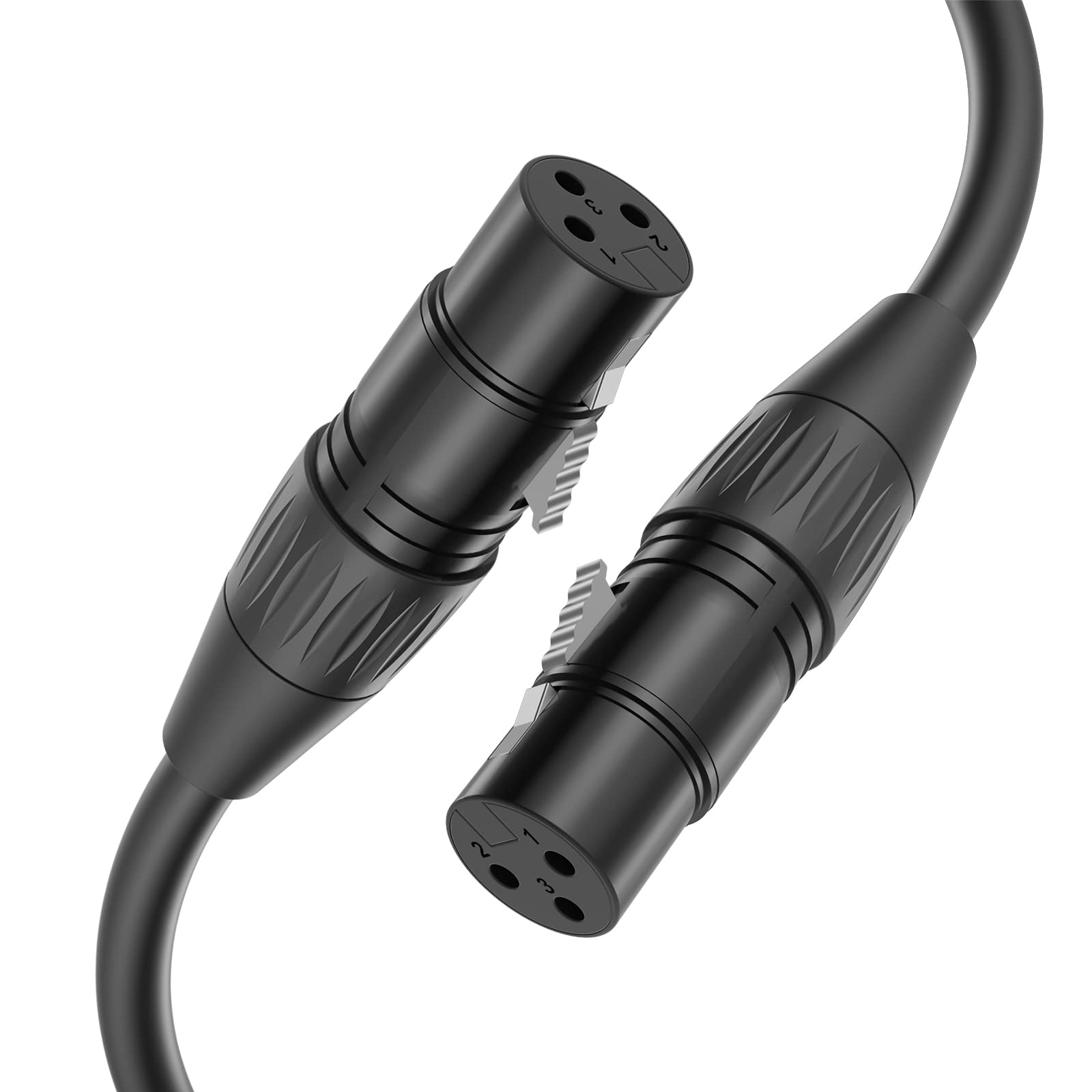 Yinker Xlr Female To Female Cable, 3 Pin Xlr Female To Female Microphone Mic Cord For Audio And Sound Equipments(10Ft3M,1Pack)
