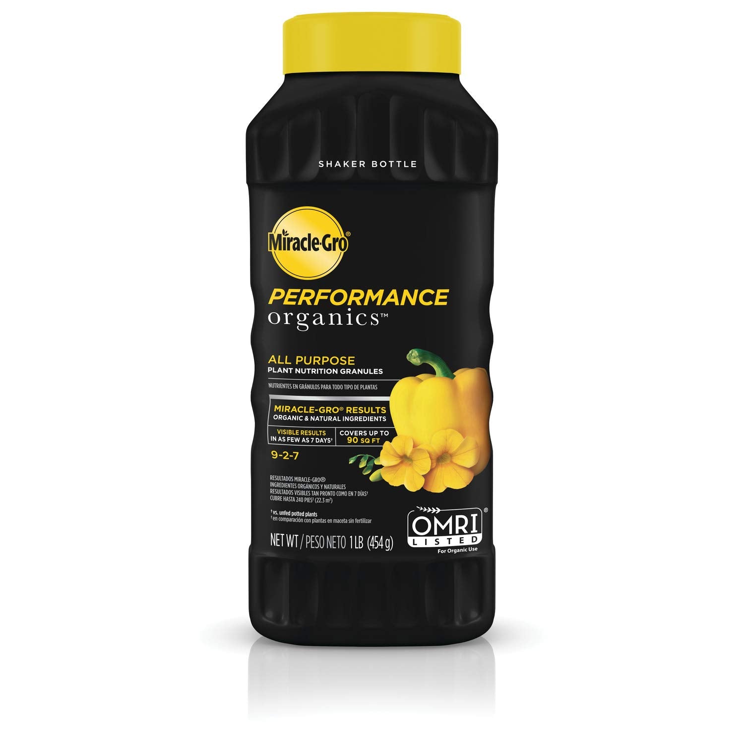 Miracle-Gro Performance Organics All Purpose Plant Nutrition Granules - 1 Lb Shaker Bottle, Organic, All-Purpose Plant Food For 
