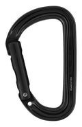 PETZL, Carabiner, Gate Opening 7/8,Aluminum, Black