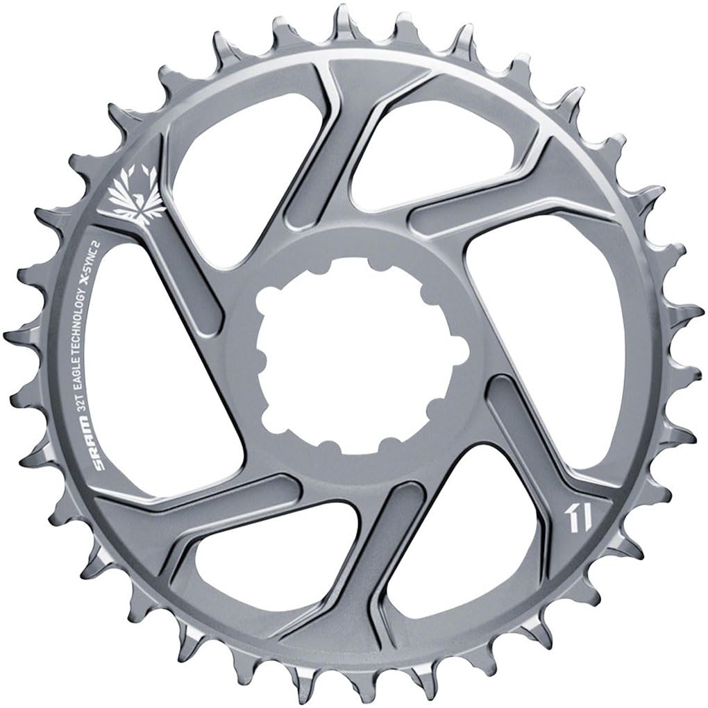 Sram Unisex'S X-Sync 2 Direct Mount 3Mm Offset Boost Eagle Chainring, Polar Grey, 38T