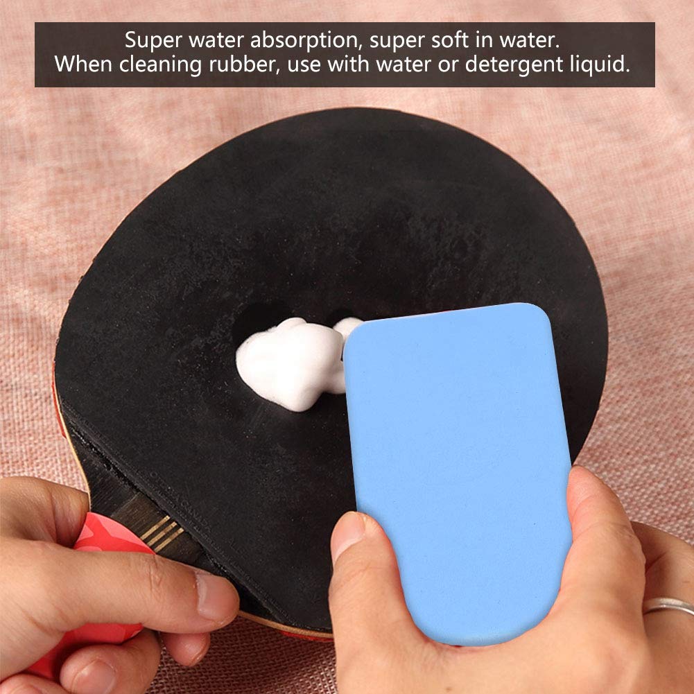 Table Tennis Rubber Cleaner, Soft Table Tennis Rubber Cleaner Ping Pong Rubber Cleaning Sponge Table Tennis Racket Care Accessor