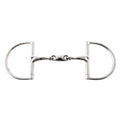 Korsteel Jp Stainless Steel Oval Link Hunter Dee Ring Snaffle Bit, 5''