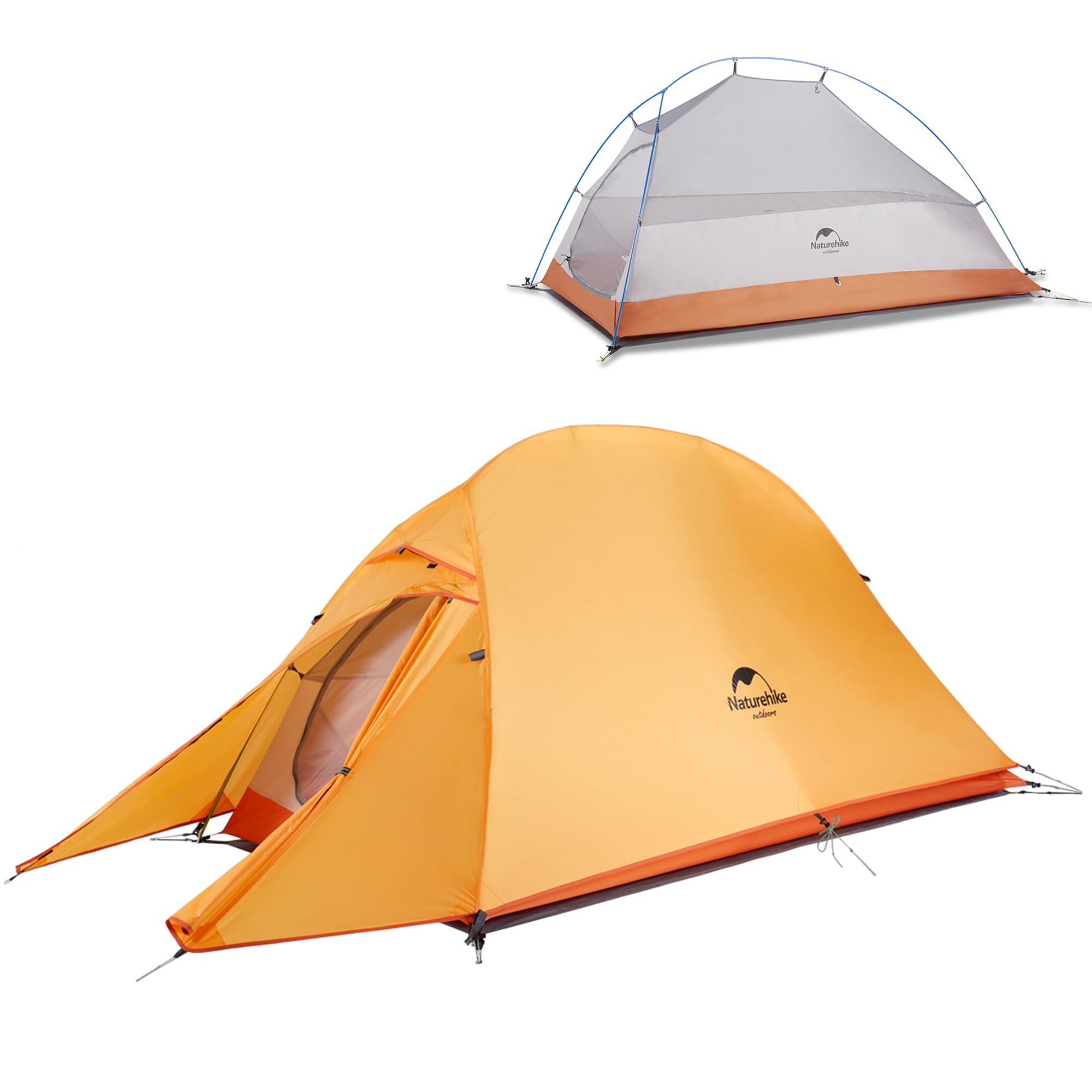 Naturehike Cloud Up 1 Person Tent Lightweight Backpacking Tent With Footprint - 3 Season Camping Hiking Waterproof Backpack 1 Ma