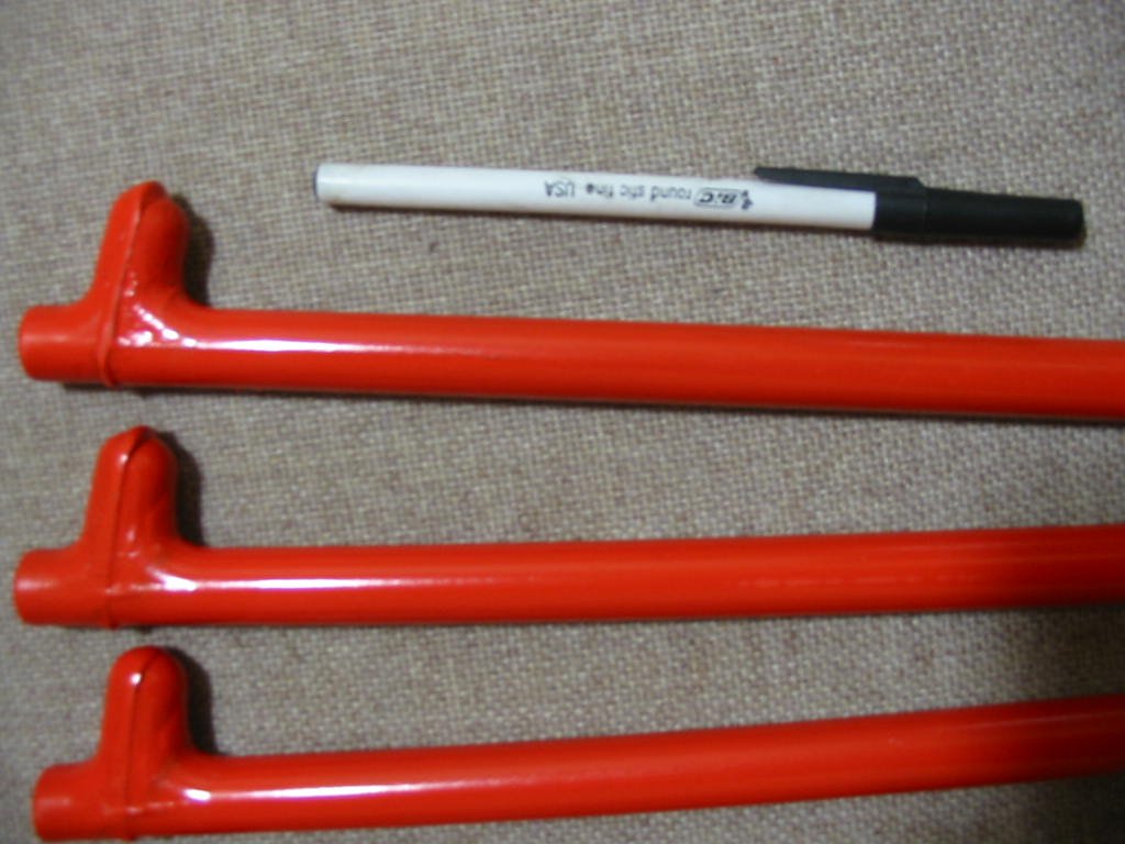 A 12 Pack Of Heavy Duty Steel Tent Stakes 18'' Long