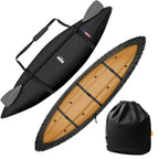 Libzaki 10.8-12Ft 600D Kayak Cover Accessories/Canoe Cover,High-Performance Fabric Upgraded Thickened Heavy Duty Waterproof & Uv