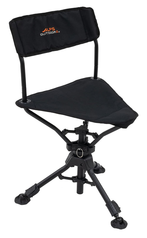 ALPS OutdoorZ Triad Swivel Stool - Black