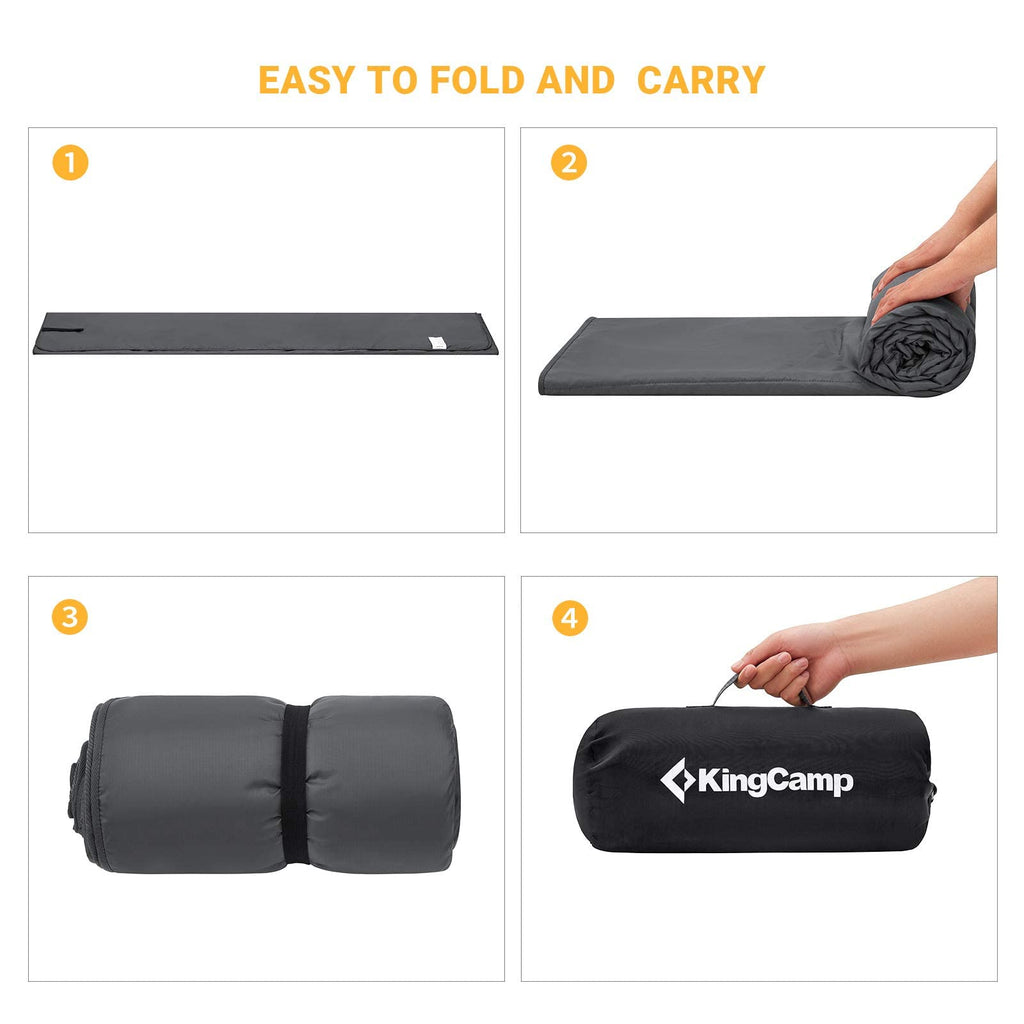 Kingcamp Outdoor Picnic Blanket Waterproof Beach Mat For Camping On Grass Foldable Sandproof Beach Blanket Park Hiking Stadium F
