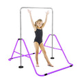 Fbsport Gymnastics Bar For Kids,Adjustable Height Gymnastic Horizontal Bars,Junior Training Bar Children Folding Training Monkey
