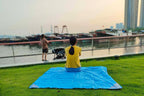 Orga'Neat Pocket Picnic Blanket, Sandproof Lightweight Pocket Camping Tarp, 55X 60 Foldable & Fits Into Small Bag
