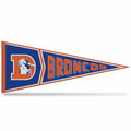 Rico Industries Nfl Football Denver Broncos Retro - Alt 12'' X 30'' Felt Wall D  Cor Pennant - Great For Home/Bed Room/Man Cave
