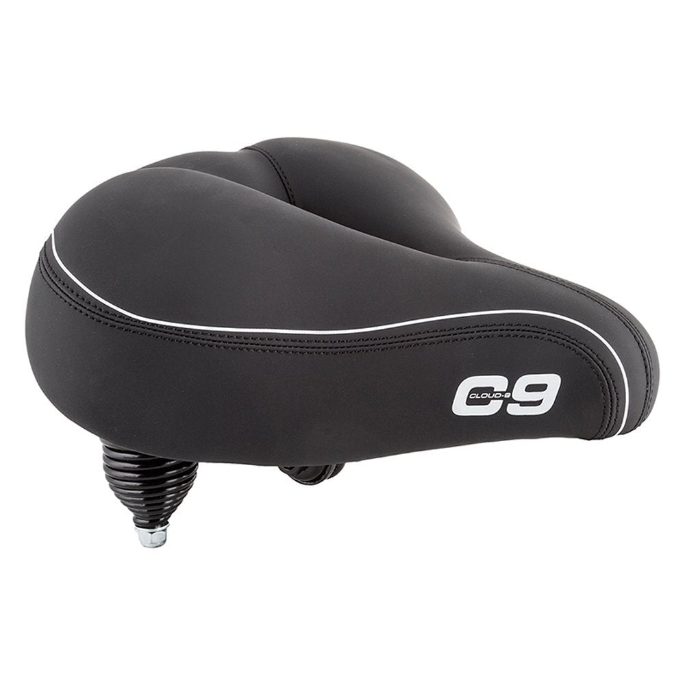 Cloud-9 Cruiser Select Saddle, 10.5'' X 10.75'', Black Soft Touch Vinyl