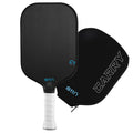 A11N Carry C7 16Mm Pickleball Paddle With Paddle Cover, Raw Carbon Fiber Surface With High Grit & Spin, Minimalistic Style Pickl