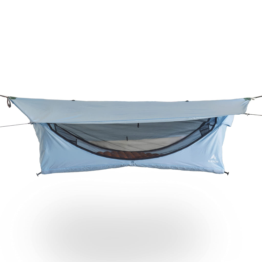 Haven Tent Lay Flat Hammock Tent - Waterproof Tent & Camping Hammock With Mosquito Net - Lightweight Tent - Back/Side/Stomach Sl