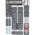 Rockshox Decal Kit, 35Mm, Gray