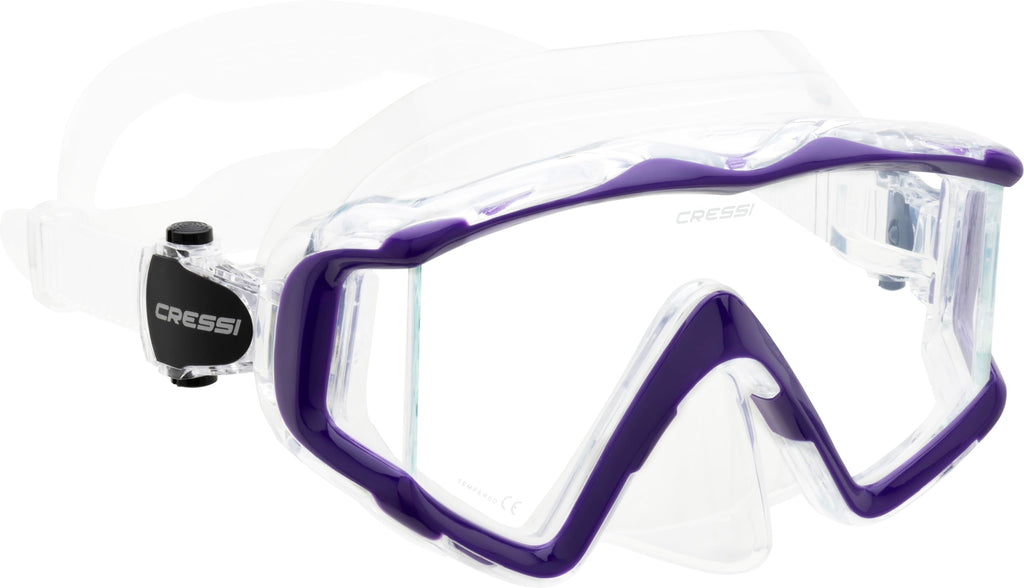 Cressi Pano 3, Clear/Purple