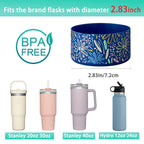 2 Pcs Tumbler Bottom Protector Boot For Stanley Quencher Adventure 40Oz & Stanley Iceflow 20Oz 30Oz And Compatible With Hydro Fl